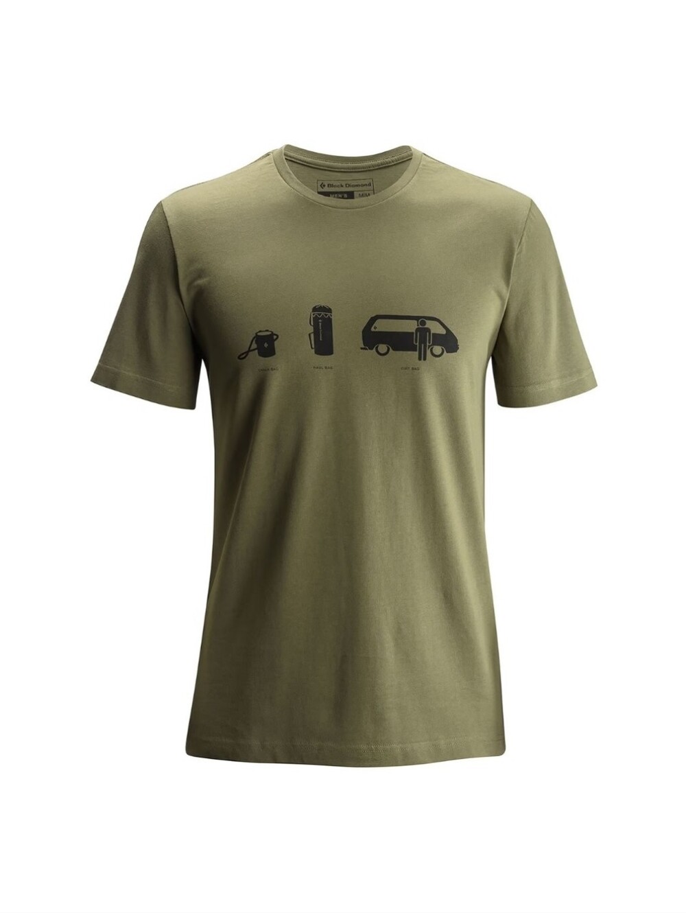 Men's Black Diamond Dirtbag T-Shirt, Size S